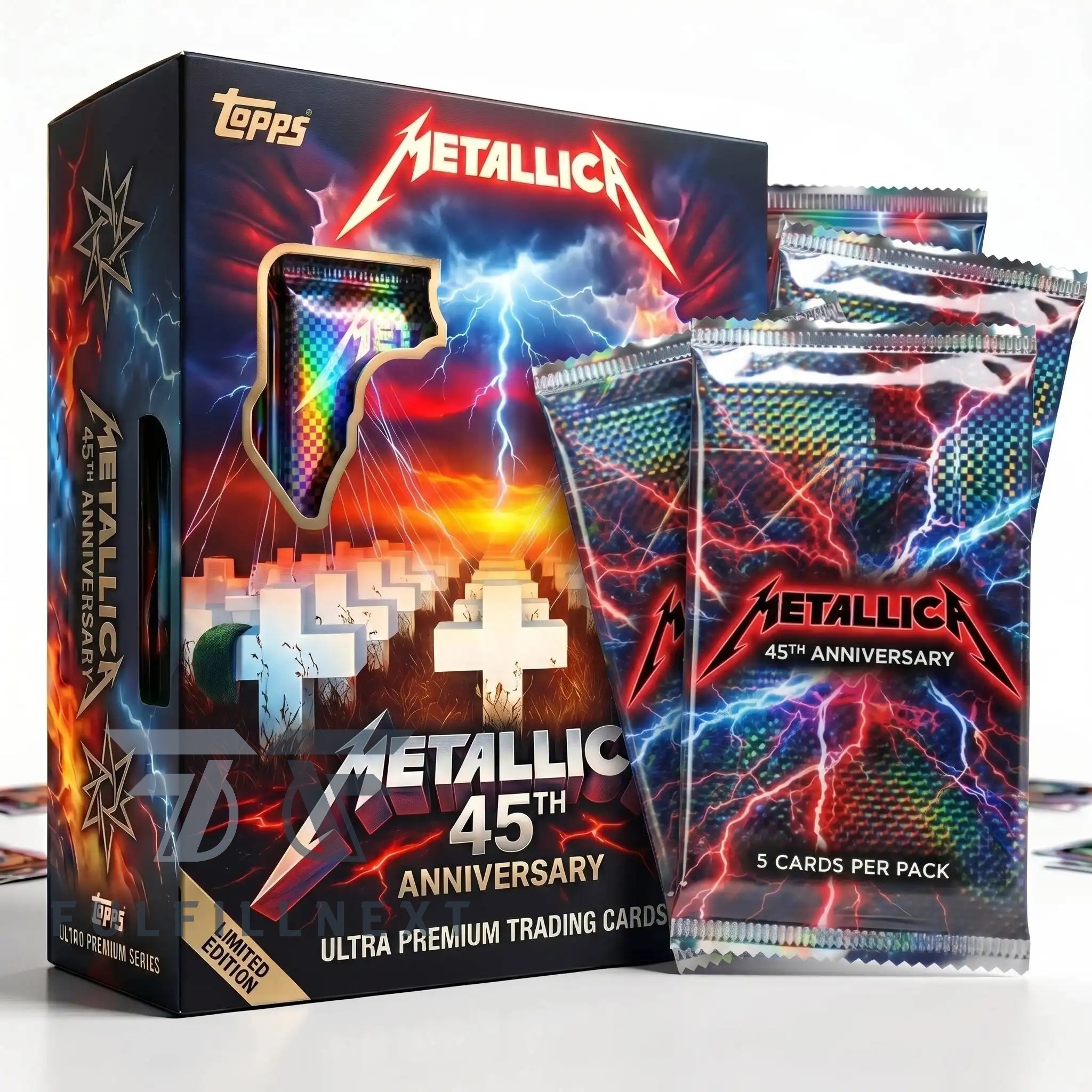Metallica 45th Anniversary Trading Cards - Front View