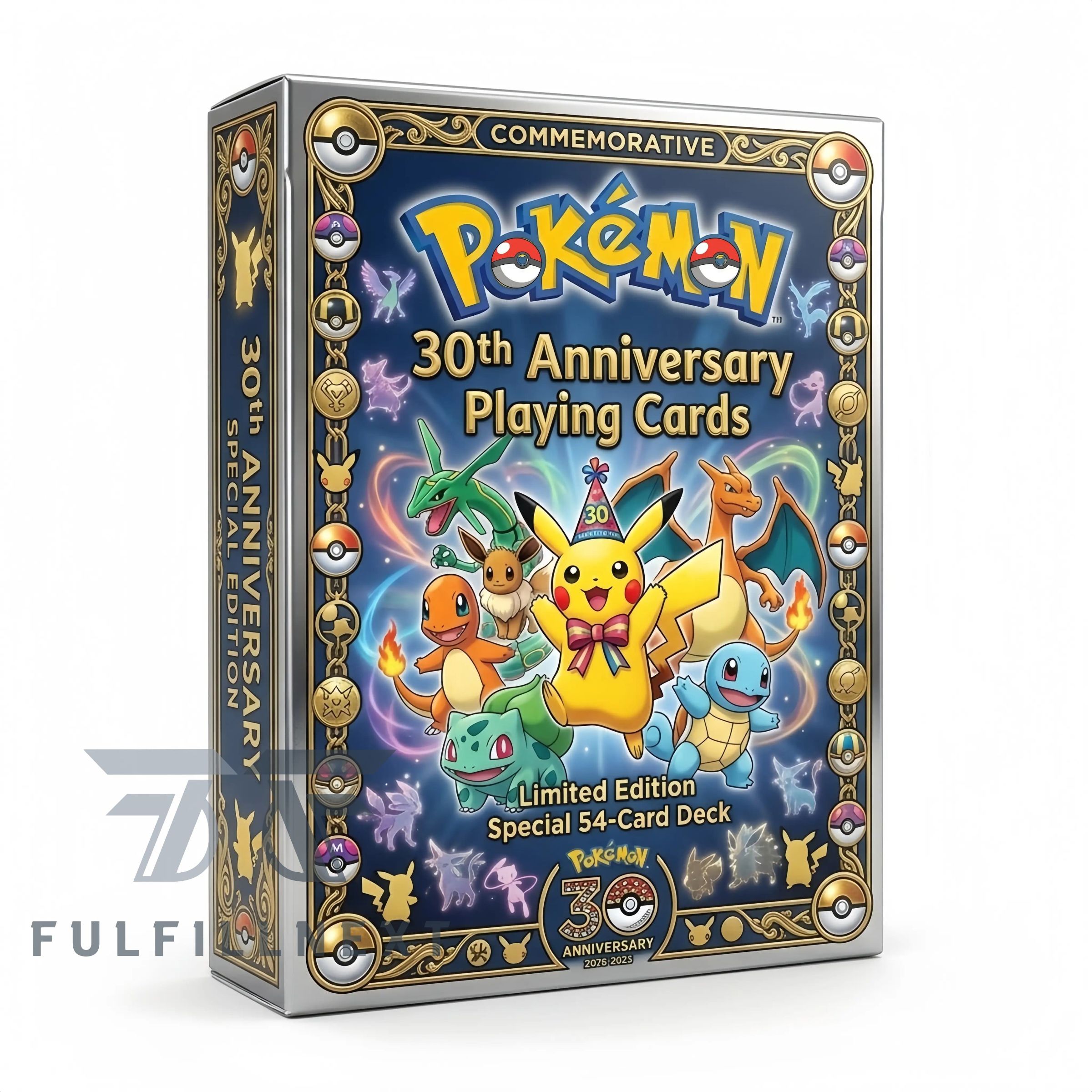 Pokémon 30th Anniversary Playing Cards - Detail View
